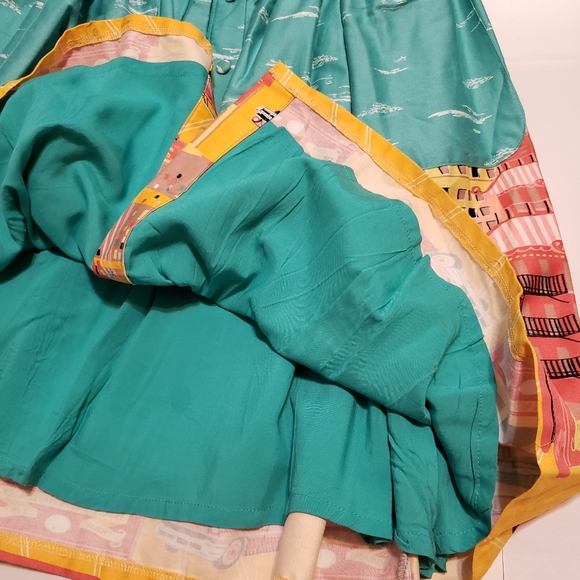 Sold Out Rare Lindy Bop Adalene San Francisco print swing skirt size US 10 - Picture 9 of 14